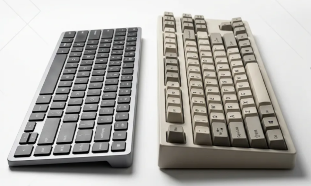Teclado low profile vs padrão